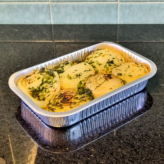 FAMILIA - ACOMPANHAMENTO -  Cebolas Assadas ao forno - 550g