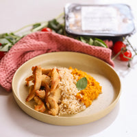 Duo Fit -  Tiras de Frango com Mix de Grãos  e Pure de Abobora 300gr