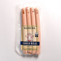 PORCO REAL - Salsicha - Aprox 300g - 4 unids